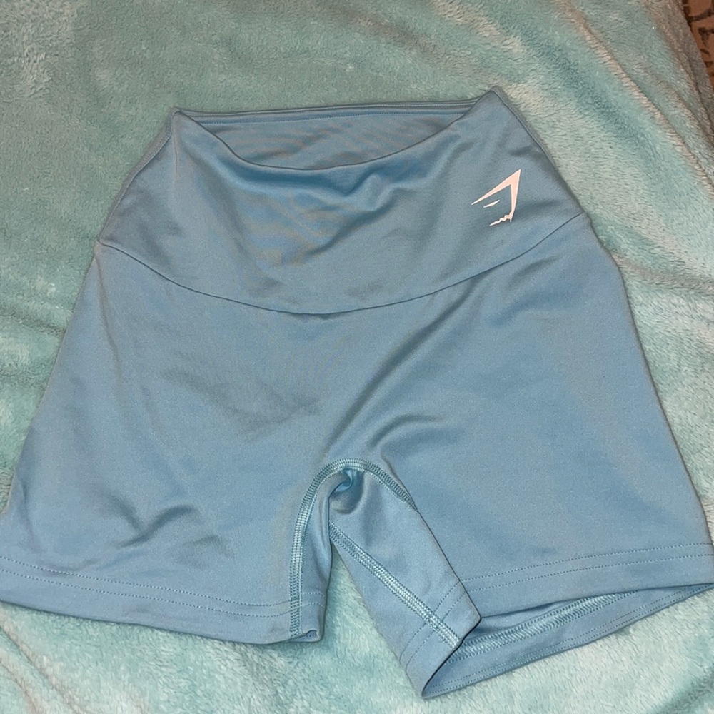 Blue Gymshark shorts